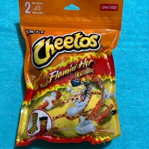 Flamin' Hot Crunchy Socks - Vibrant Orange